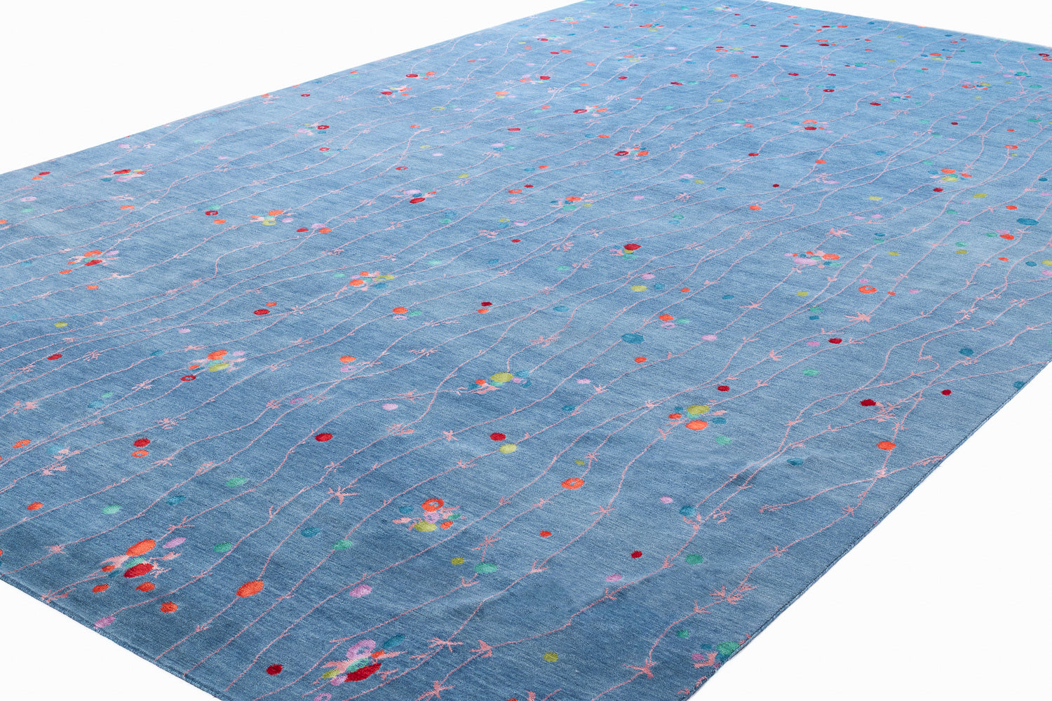 Japanese Vine Dark Indigo | 10' (W) x 14' (L)