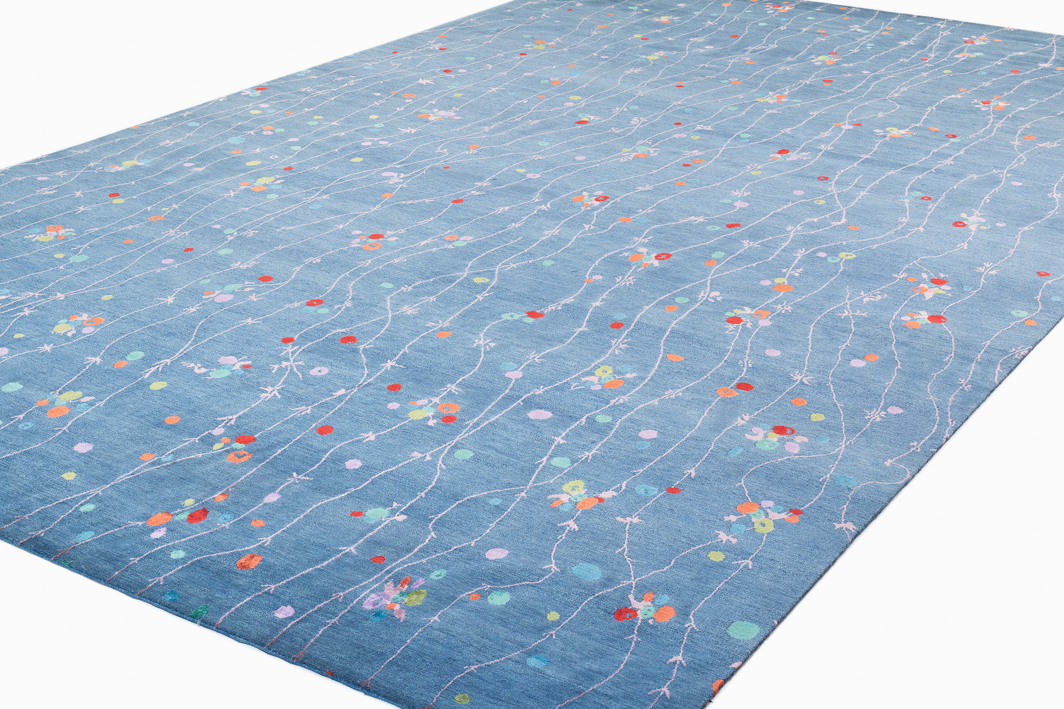 Japanese Vine Dark Indigo | 10' (W) x 14' (L)