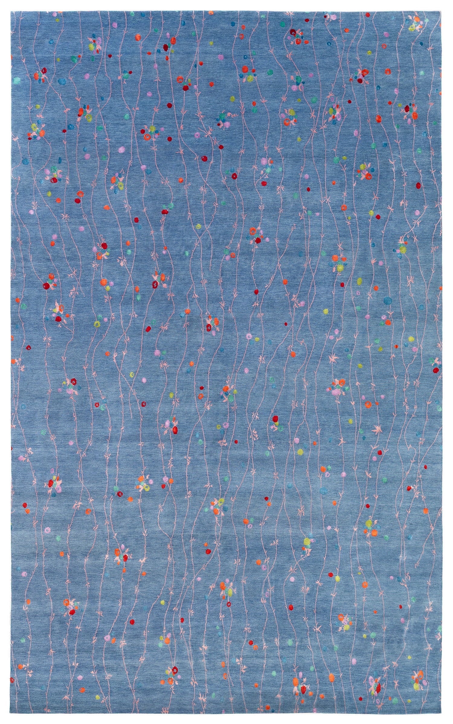 Japanese Vine Dark Indigo | 10' (W) x 14' (L)