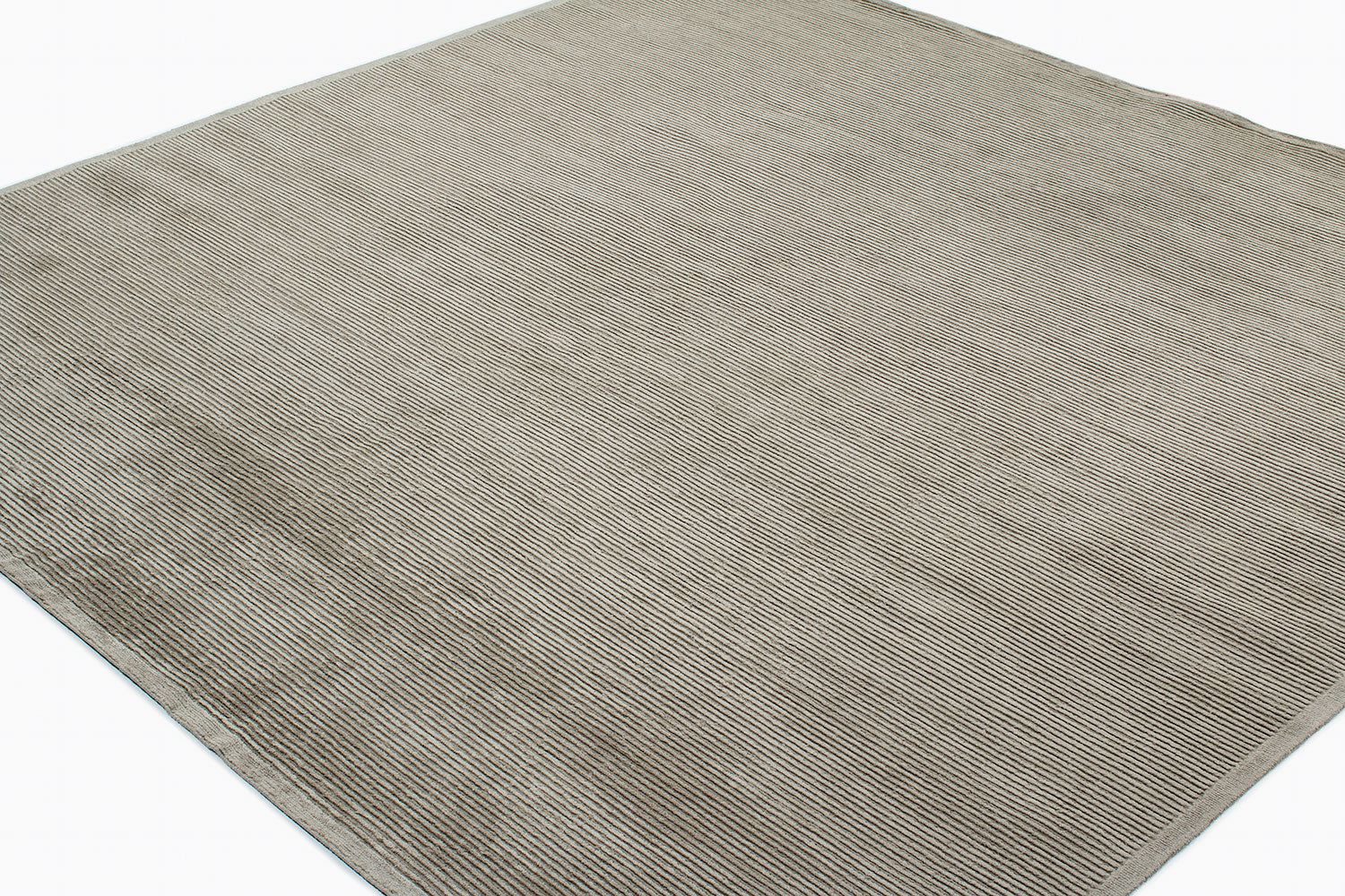 Corduroy Silver with Silk Border