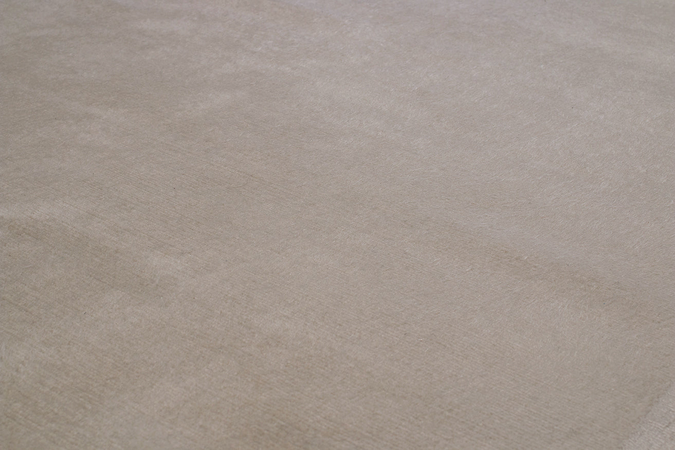 Solid Mohair With Silk Border Runner | 3'6" (W) x 14'8" (L)