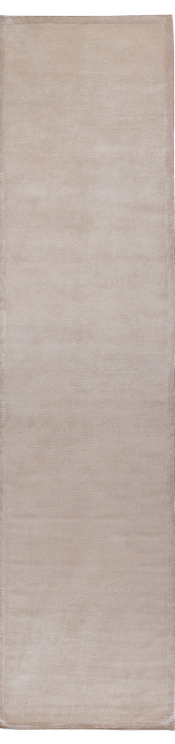 Solid Mohair With Silk Border Runner | 3'6" (W) x 14'8" (L)