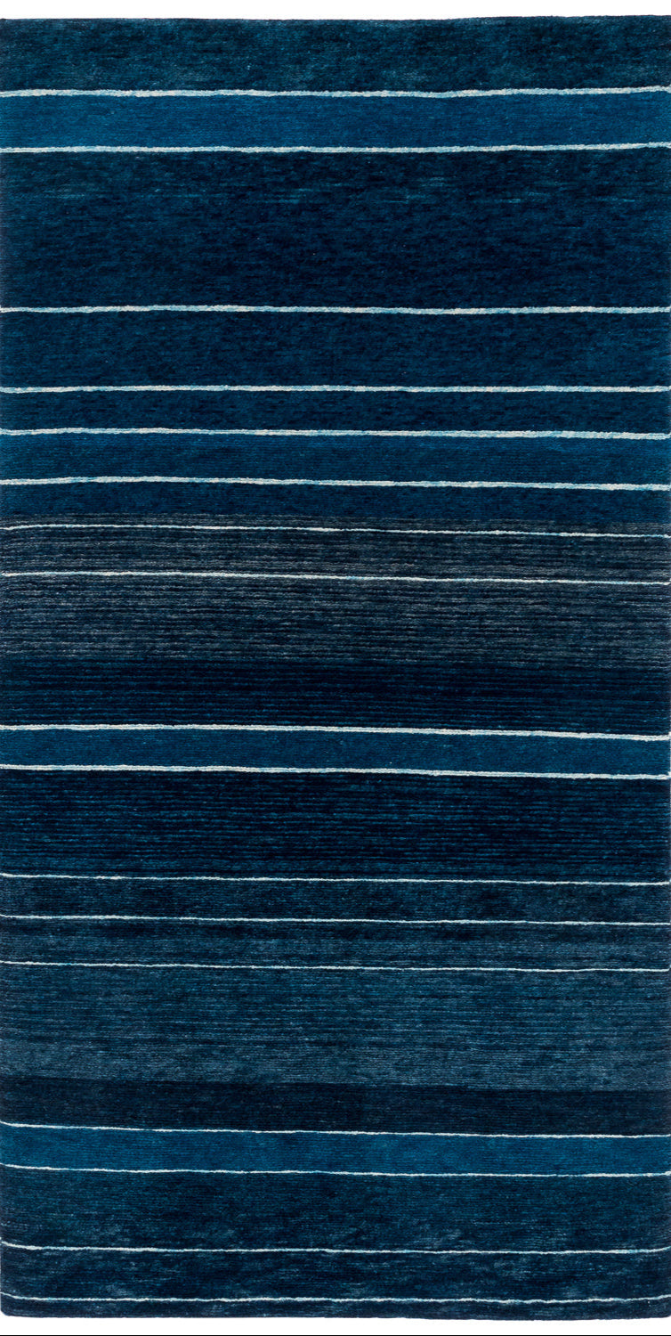 Indigo Stripes | 3' (W) x 6' (L)