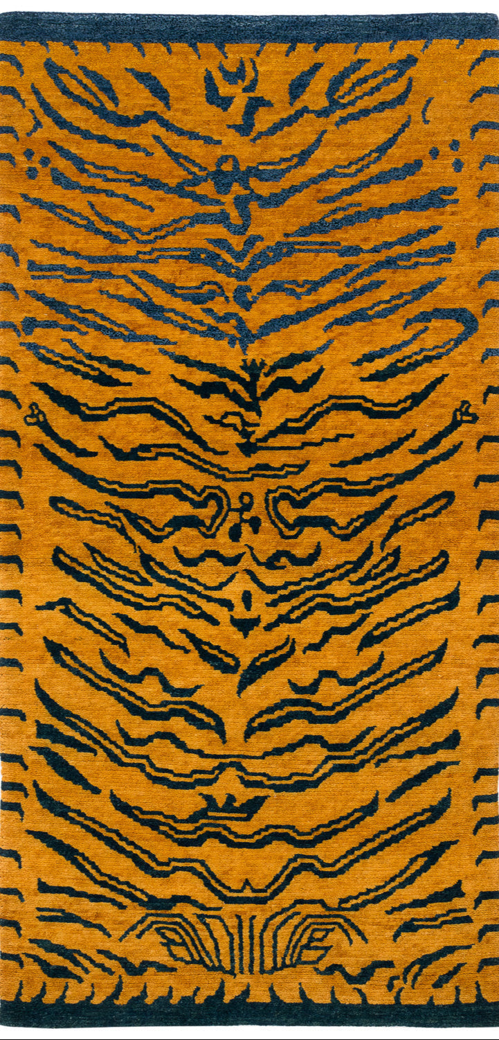 Tiger Bengal Indigo | 3' (W) x 6' (L)