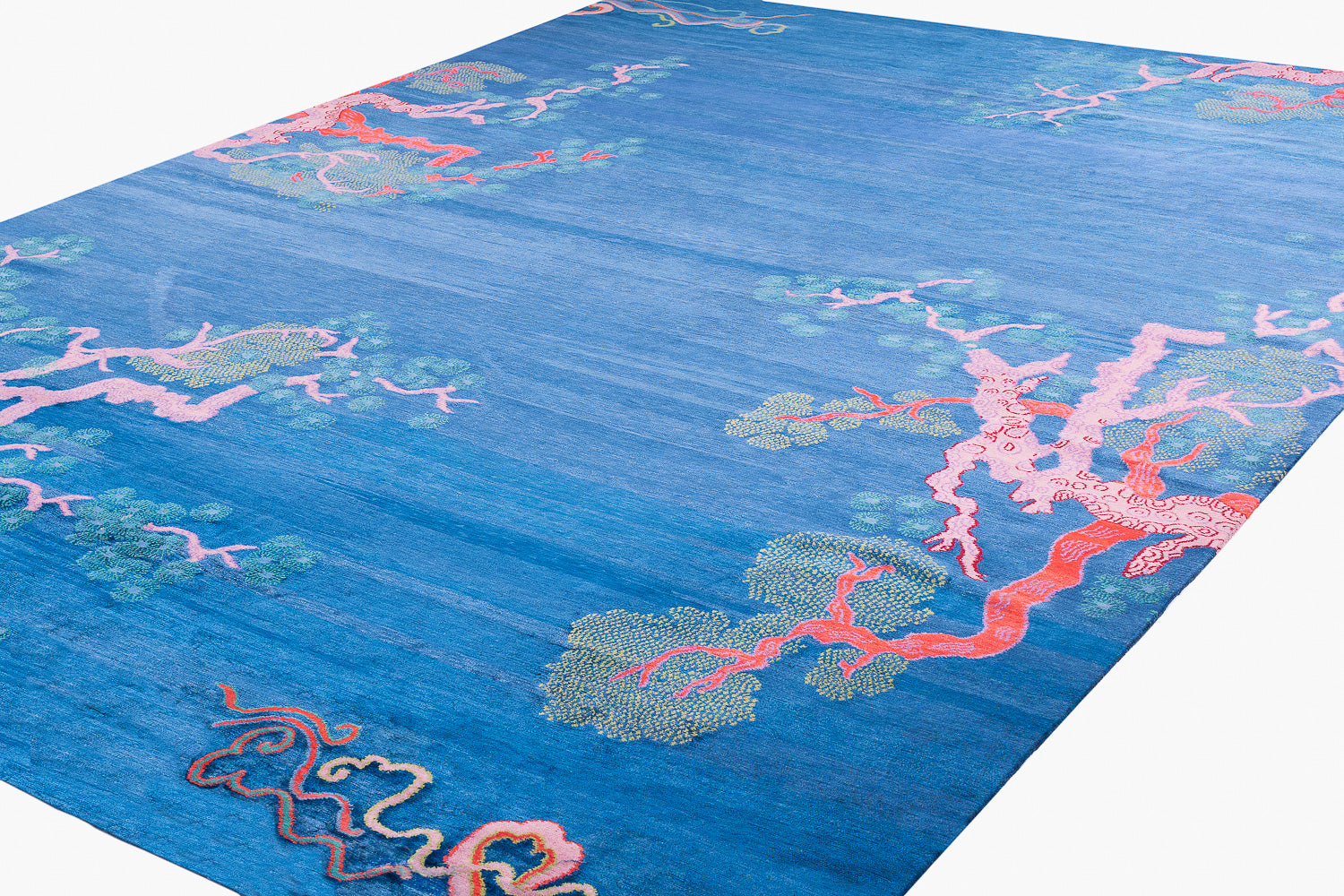 Tree and Cloud Indigo | 10' (W) x 14' (L)