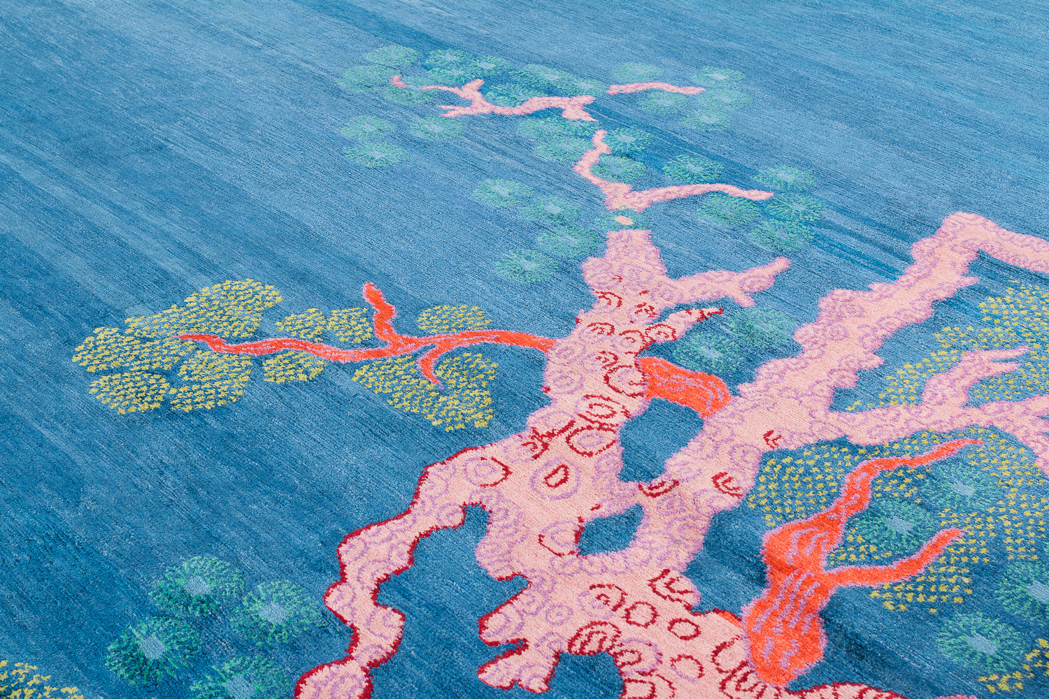 Tree and Cloud Indigo | 10' (W) x 14' (L)