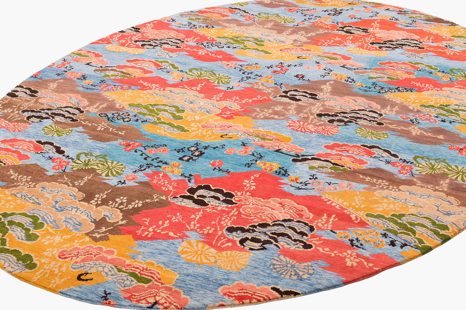 Mountain Blossom Autumn Oval | 9' (W) x 12' (L)