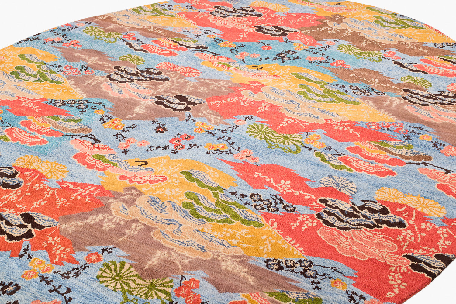 Mountain Blossom Autumn Oval | 9' (W) x 12' (L)
