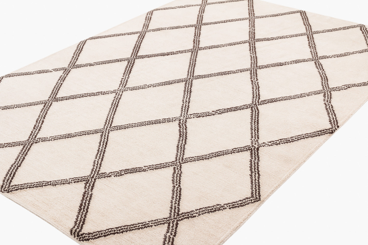 Crosshatch Cream | 6'2" (W) x 9'1" (L)