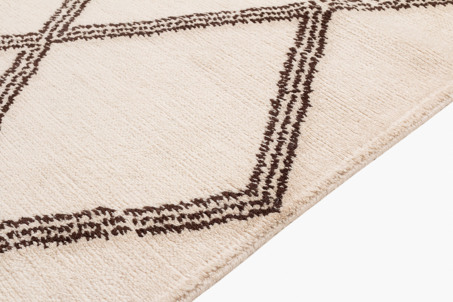 Crosshatch Cream | 6'2" (W) x 9'1" (L)