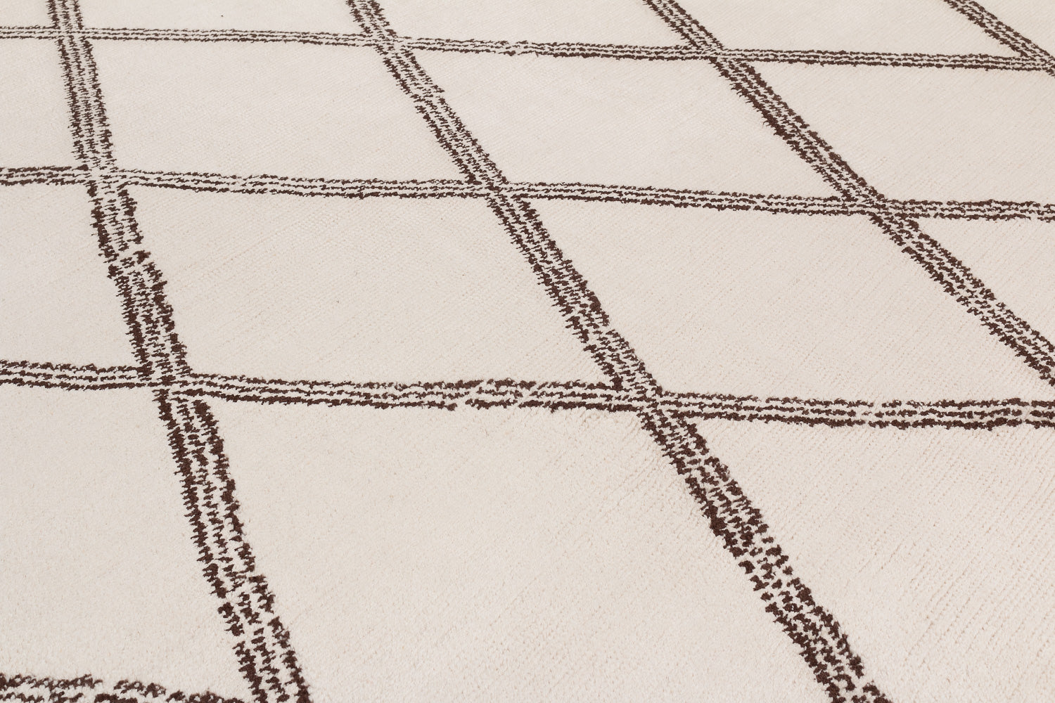 Crosshatch Cream | 6'2" (W) x 9'1" (L)