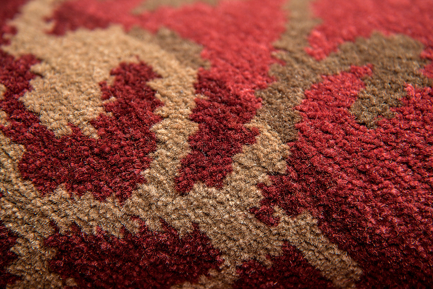 Tibetan Red Coin | 9' (W) x 12' (L)