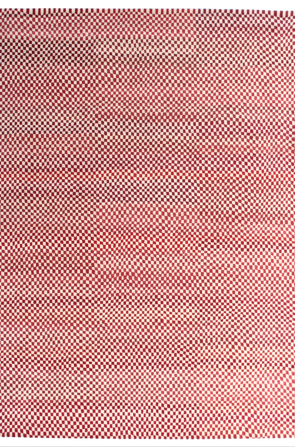 Red Checkerboard | 9' (W) x 12' (L)