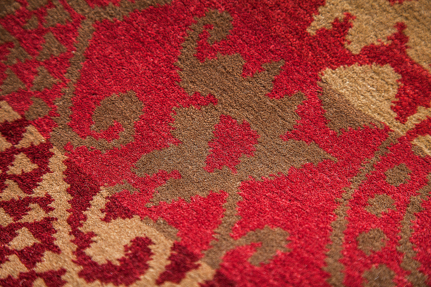 Tibetan Red Coin | 9' (W) x 12' (L)