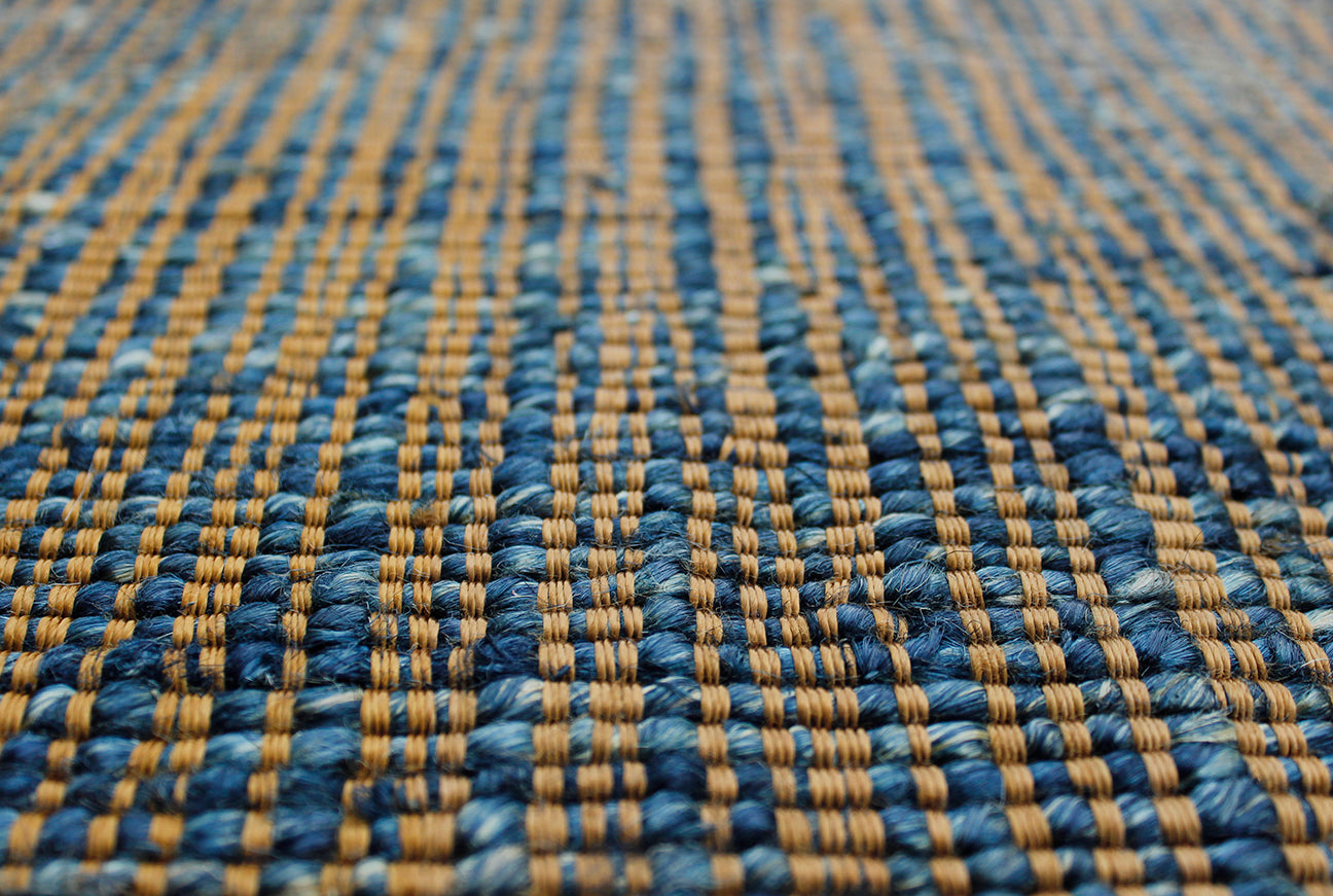 Blue Palm Beach With Fringe | 10' (W) x 14' (L)