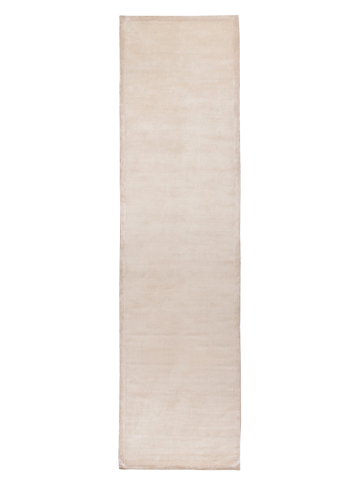 Solid Mohair With Silk Border Runner | 3'6" (W) x 14'8" (L)